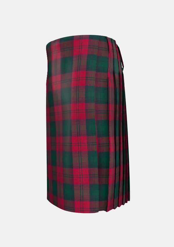 Traditional_Lindsay_tartan_left_image_with_pleated_design_and_adjustable_buckles_for_men