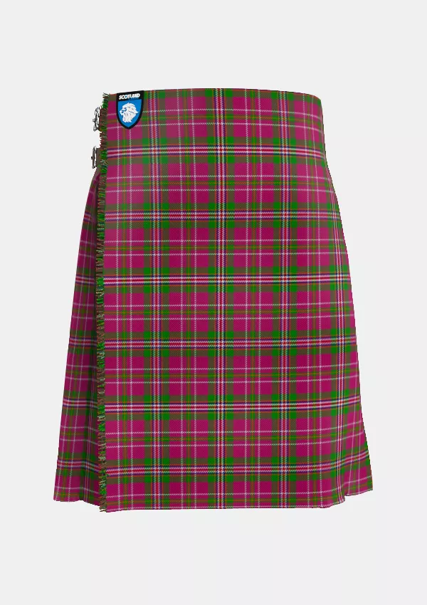 Traditional_Little_Frogs_Tartan_11937_kilt_front_image_with_pleated_design_and_adjustable_buckles_for_men