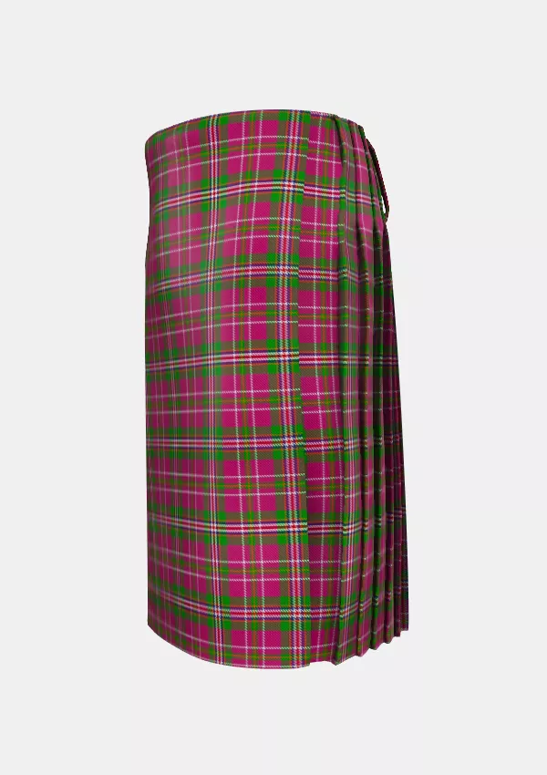 Traditional_Little_Frogs_Tartan_11937_kilt_left_image_with_pleated_design_and_adjustable_buckles_for_men