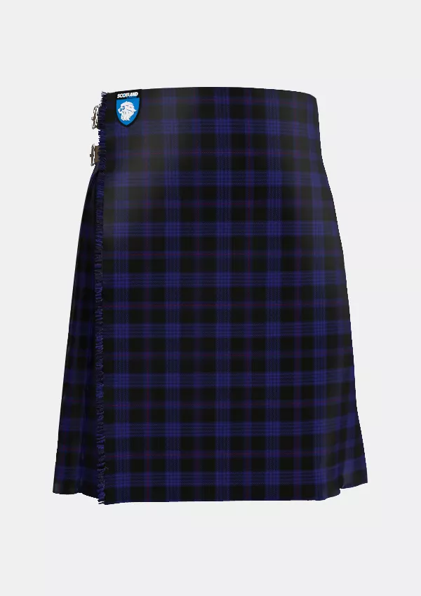 Traditional_Little_Hunting_Tartan_7229_kilt_front_image_with_pleated_design_and_adjustable_buckles_for_men