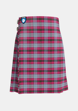 Traditional_Little_of_Morton_Rigg_tartan_kilt_front_image_with_pleated_design_and_adjustable_buckles_for_men