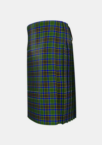 Traditional_Liverpool_Plains_Tartan_kilt_left_image_with_pleated_design_and_adjustable_buckles_for_men