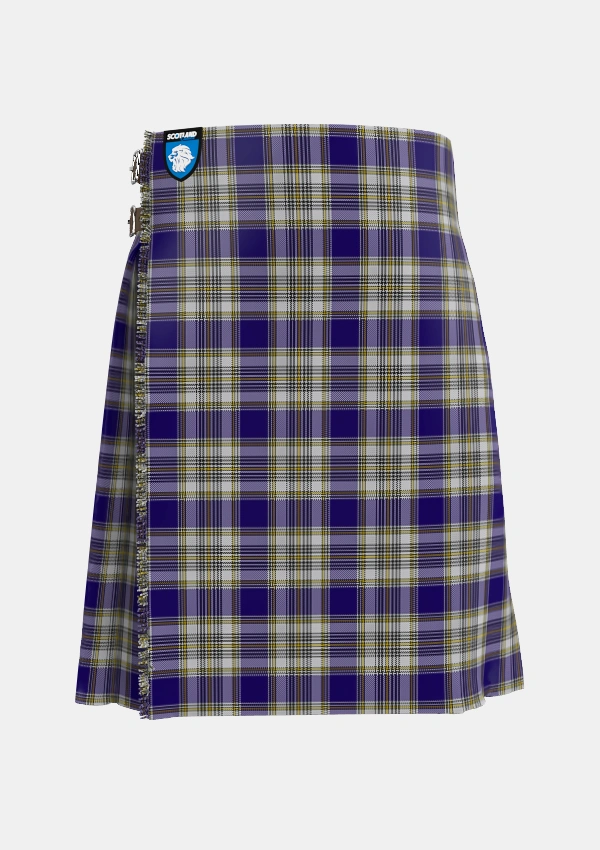 Traditional_Livingstone_Dress_Tartan_650_kilt_front_image_with_pleated_design_and_adjustable_buckles_for_men