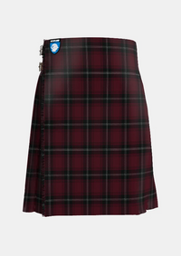 Traditional_Llewellen_of_Wales_Tartan_kilt_5759_front_image_with_pleated_design_and_adjustable_buckles_for_men