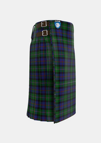 Traditional_Loch_Carron_tartan_right_image_with_pleated_design_and_adjustable_buckles_for_men