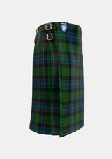 Traditional_Lochaber_Tartan_kilt_685_right_image_with_pleated_design_and_adjustable_buckles_for_men
