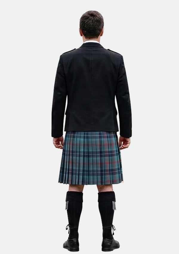 Traditional_Lochness_Tartan_Kilt_and_Argyle_Jacket_Kilt_Outfits_back_image