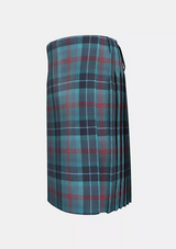 Traditional_Lochness_Tartan_kilt_left_image_with_pleated_design_and_adjustable_buckles_for_men