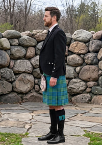 Traditional_Lockhart_Ancient_Tartan_Kilt_and_Argyle_Jacket_Kilt_Outfit_left_image