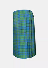 Traditional_Lockhart_Ancient_Tartan_kilt_left_image_with_pleated_design_and_adjustable_buckles_for_men