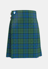 Traditional_Lockhart_Tartan_kilt_2258_front_image_with_pleated_design_and_adjustable_buckles_for_men