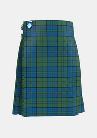 Traditional_Lockhart_Tartan_kilt_2258_front_image_with_pleated_design_and_adjustable_buckles_for_men