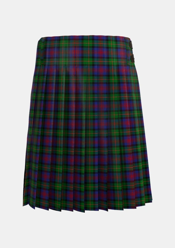 Traditional_Logan_1831_Tartan_490_kilt_back_image_with_pleated_design_and_adjustable_buckles_for_men