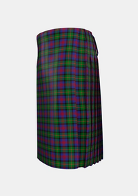 Traditional_Logan_1831_Tartan_490_kilt_left_image_with_pleated_design_and_adjustable_buckles_for_men
