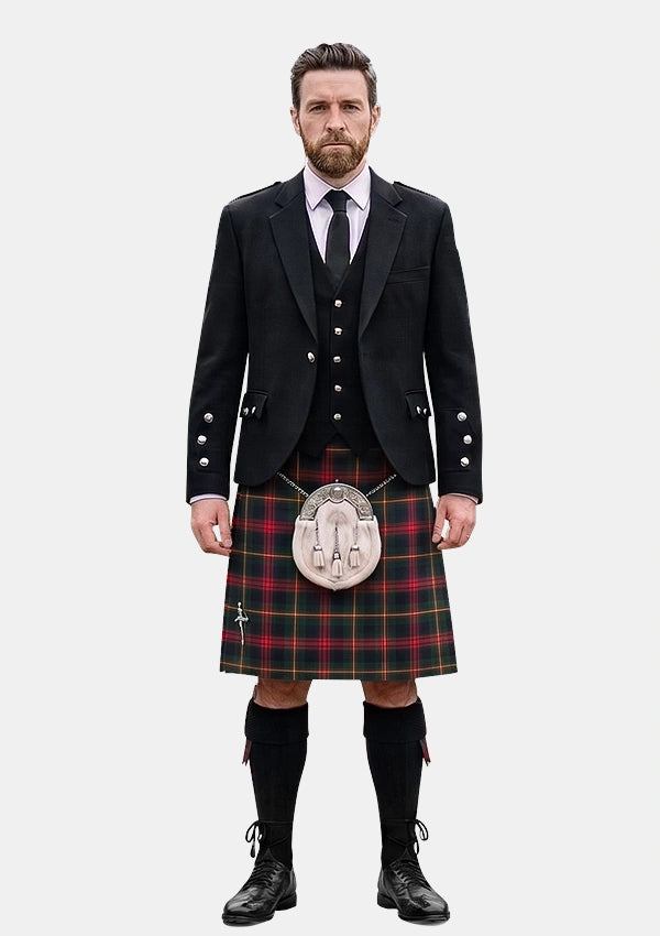 Traditional_Logan_Modern_Tartan_Kilt_and_Argyle_Jacket_Kilt_Outfits_front_image