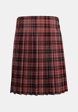 Traditional_Loganair_Tartan_kilt_11744_back_image_with_pleated_design_and_adjustable_buckles_for_men