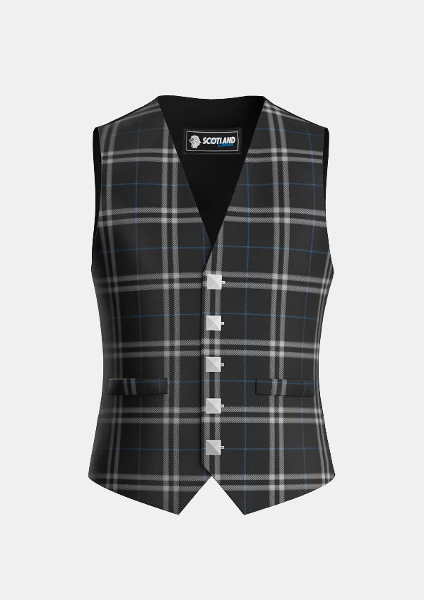 Traditional_London_Fog_Black_Tartan_7269_Waistcoat_front_image