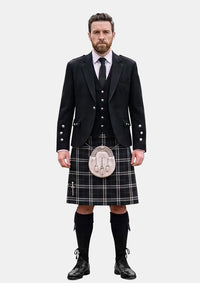 Traditional_London_Fog_Black_Tartan_Kilt_and_Argyle_Jacket_Kilt_Outfits_front_image
