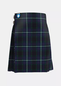 Traditional_Longmuir_Tartan_kilt_front_image_with_pleated_design_and_adjustable_buckles_for_men