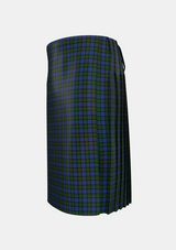 Traditional_Louise_of_Lorne_Tartan_298_kilt_left_image_with_pleated_design_and_adjustable_buckles_for_men