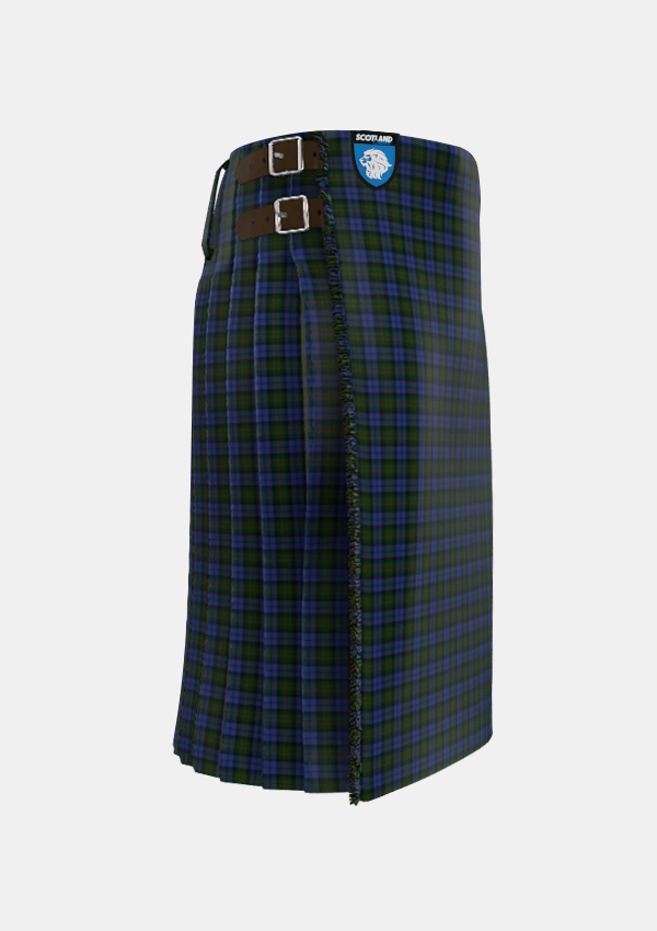 Traditional_Louise_of_Lorne_Tartan_298_kilt_right_image_with_pleated_design_and_adjustable_buckles_for_men