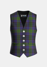 Traditional_Lumsden_Hunting_tartan_2366_Waistcoat_front_image