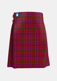 Traditional_Lumsden_of_Clova_Tartan_417_kilt_front_image_with_pleated_design_and_adjustable_buckles_for_men