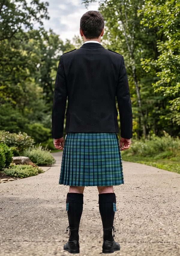 Traditional_Lyon_Ancient_Tartan_Kilt_and_Argyle_Jacket_Kilt_Outfit_back_image