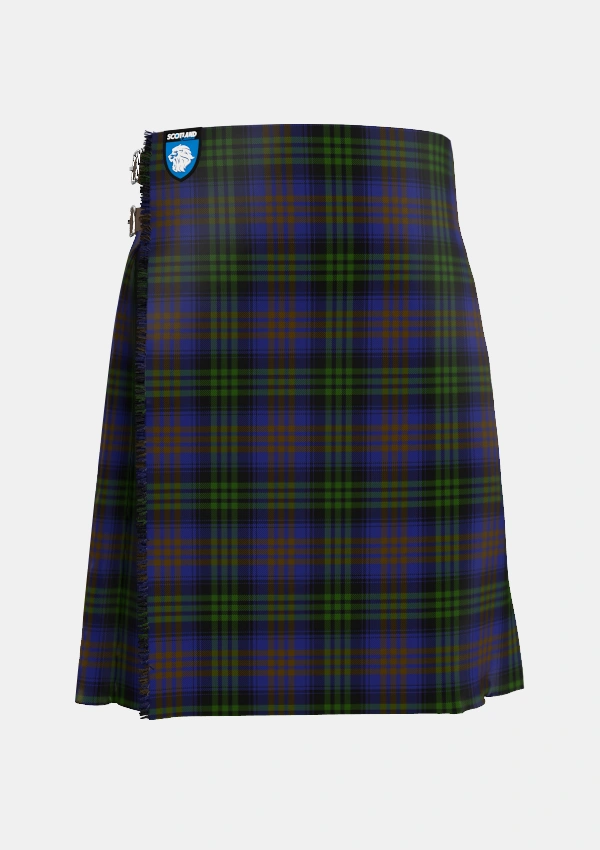 Traditional_Lysaght_Hunting_Tartan_6592_kilt_front_image_with_pleated_design_and_adjustable_buckles_for_men