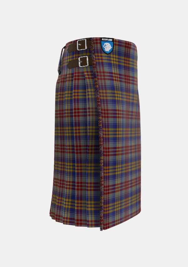 Traditional_Lysaght_Tartan_6591_kilt_right_image_with_pleated_design_and_adjustable_buckles_for_men