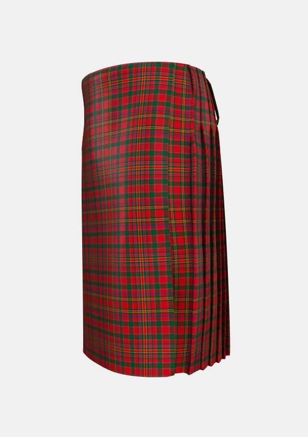 Traditional_MacAlister_1880_Tartan_1552_kilt_left_image_with_pleated_design_and_adjustable_buckles_for_men
