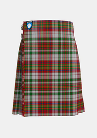Traditional_MacAlister_Dress_Tartan_kilt_6629_front_image_with_pleated_design_and_adjustable_buckles_for_men
