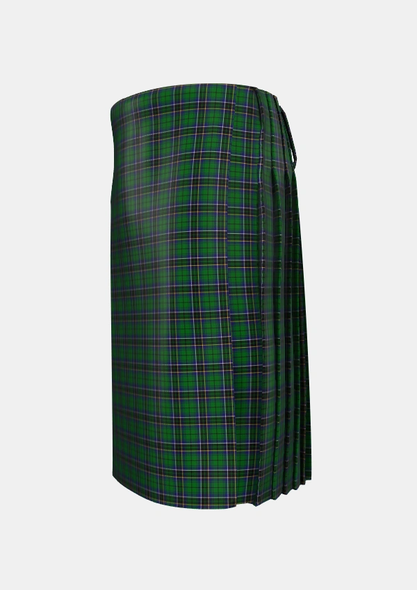 Traditional_MacAlpine_1906_Tartan_1914_kilt_left_image_with_pleated_design_and_adjustable_buckles_for_men