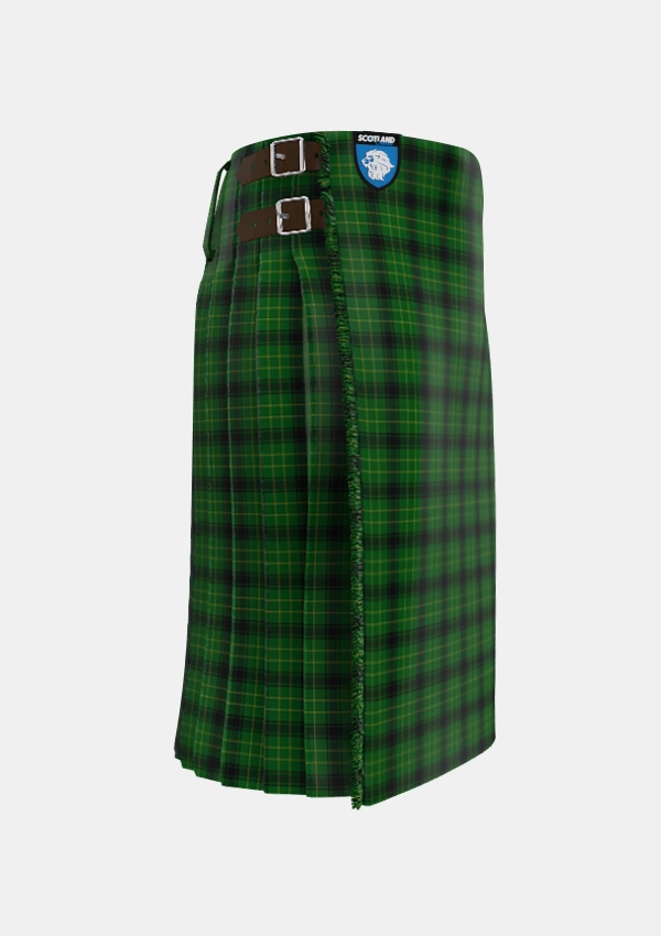 Traditional_MacArthur_Highland_Society_Tartan_959_kilt_right_image_with_pleated_design_and_adjustable_buckles_for_men