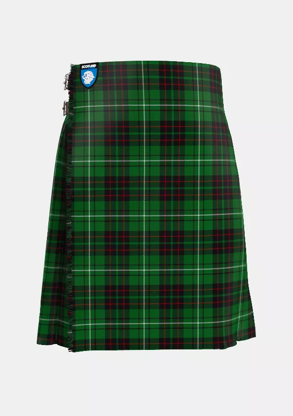 Traditional_MacAulay_of_Lewis_Tartan_6286_kilt_front_image_with_pleated_design_and_adjustable_buckles_for_men
