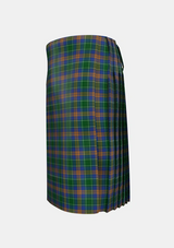 Traditional_MacAuliffe_McAucliffe_Tartan_2839_kilt_left_image_with_pleated_design_and_adjustable_buckles_for_men