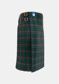 Traditional_MacAuliffe_McAucliffe_Tartan_2839_kilt_right_image_with_pleated_design_and_adjustable_buckles_for_men