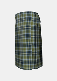 Traditional_MacBean_Hunting_Tartan_13595_kilt_left_image_with_pleated_design_and_adjustable_buckles_for_men