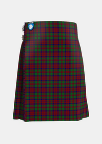 Traditional_MacBean_of_Tomatin_Tartan_3342_kilt_front_image_with_pleated_design_and_adjustable_buckles_for_men