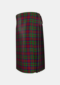 Traditional_MacBean_of_Tomatin_Tartan_3342_kilt_left_image_with_pleated_design_and_adjustable_buckles_for_men