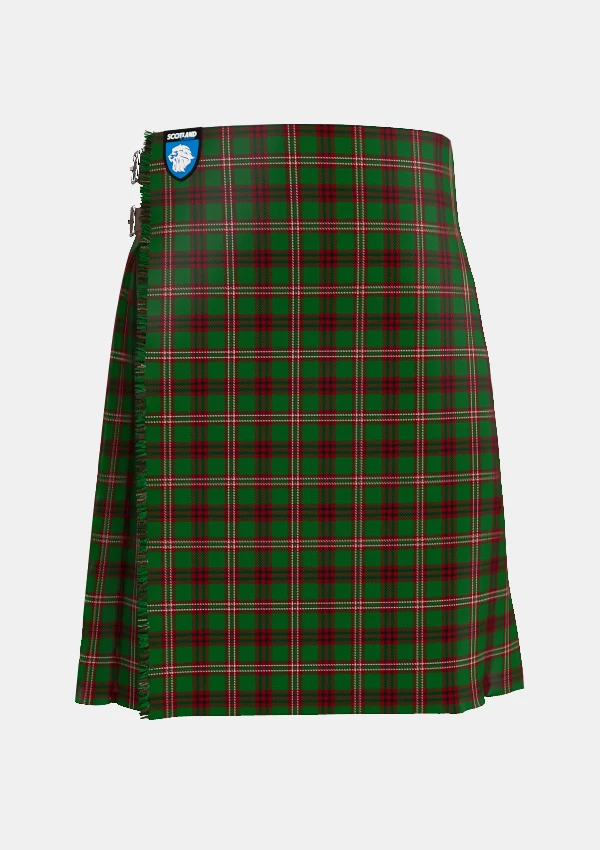 Traditional_MacCall_Tartan_kilt_2238_front_image_with_pleated_design_and_adjustable_buckles_for_men
