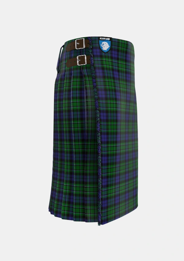Traditional_MacCallum_2_Tartan_767_kilt_right_image_with_pleated_design_and_adjustable_buckles_for_men