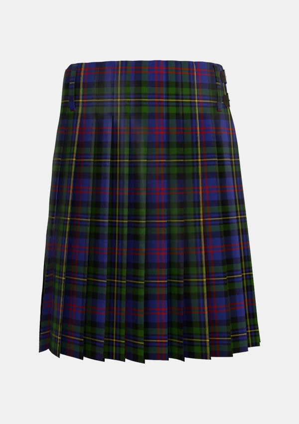 Traditional_MacCallum_of_Berwick_Tartan_492_kilt_back_image_with_pleated_design_and_adjustable_buckles_for_men