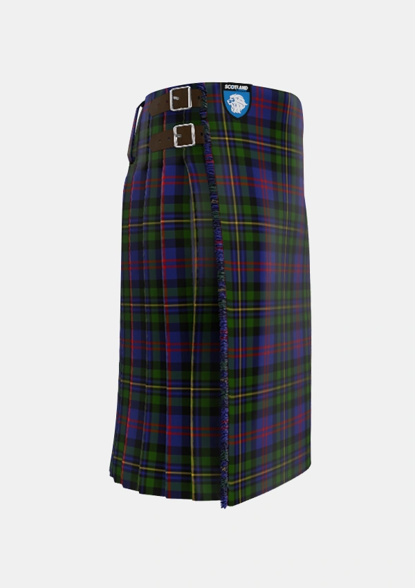 Traditional_MacCallum_of_Berwick_Tartan_492_kilt_right_image_with_pleated_design_and_adjustable_buckles_for_men