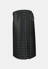 Traditional_MacClellan_Tartan_325_kilt_left_image_with_pleated_design_and_adjustable_buckles_for_men