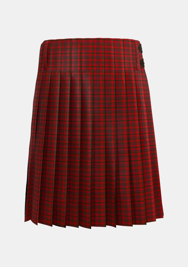 Traditional_MacColl_2_Tartan_899_kilt_back_image_with_pleated_design_and_adjustable_buckles_for_men