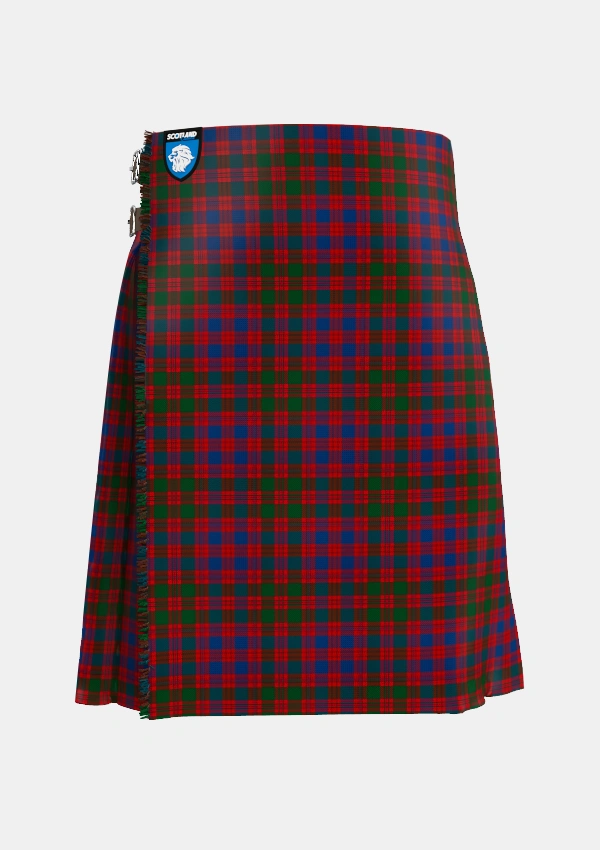 Traditional_MacColl_Ancient_Tartan_1638_kilt_front_image_with_pleated_design_and_adjustable_buckles_for_men