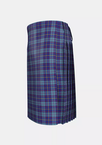 Traditional_MacCormick_Festive_Tartan_7295_kilt_left_image_with_pleated_design_and_adjustable_buckles_for_men