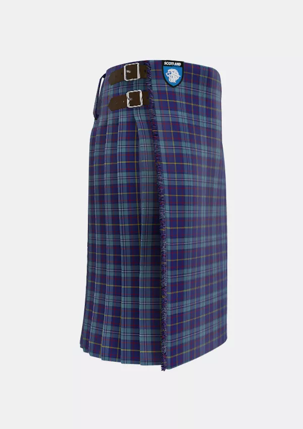 Traditional_MacCormick_Festive_Tartan_7295_kilt_right_image_with_pleated_design_and_adjustable_buckles_for_men