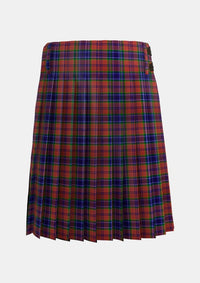 Traditional_MacCreary_Personal_Tartan_3338_kilt_back_image_with_pleated_design_and_adjustable_buckles_for_men